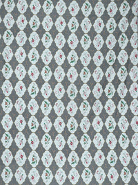 KLOTTHE Floral Print 300 TC Super King Bedsheet with 2 Pillow Covers