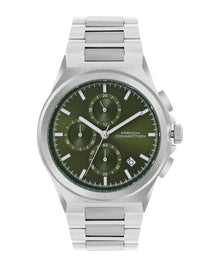 Sambungan Perancis Lelaki Dail Corak & Gelang Gaya Gaya Tali Analog Watch FCH02SM