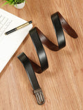 Teakwood Leathers Men Leather Reversible Formal Belt