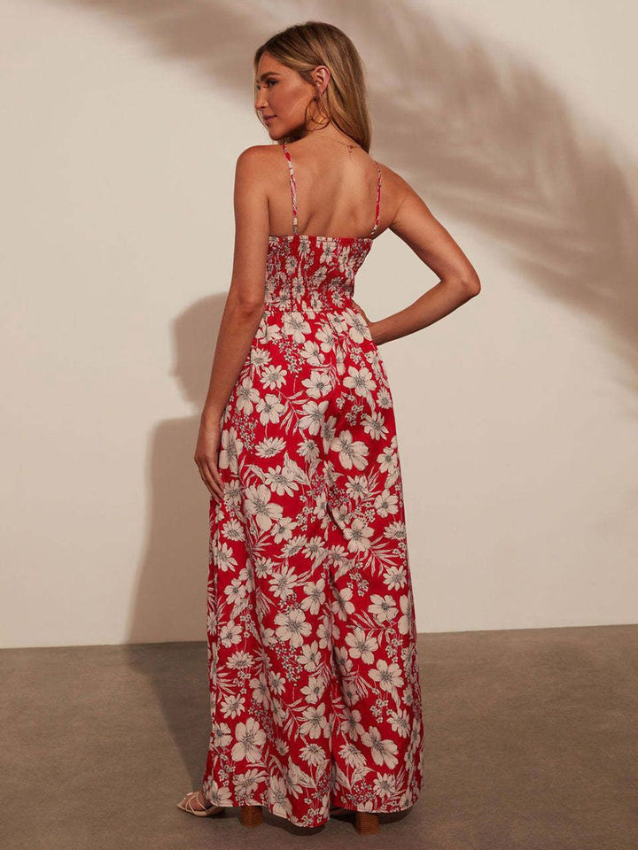 all about you Women Floral Print Basic Jumpsuit