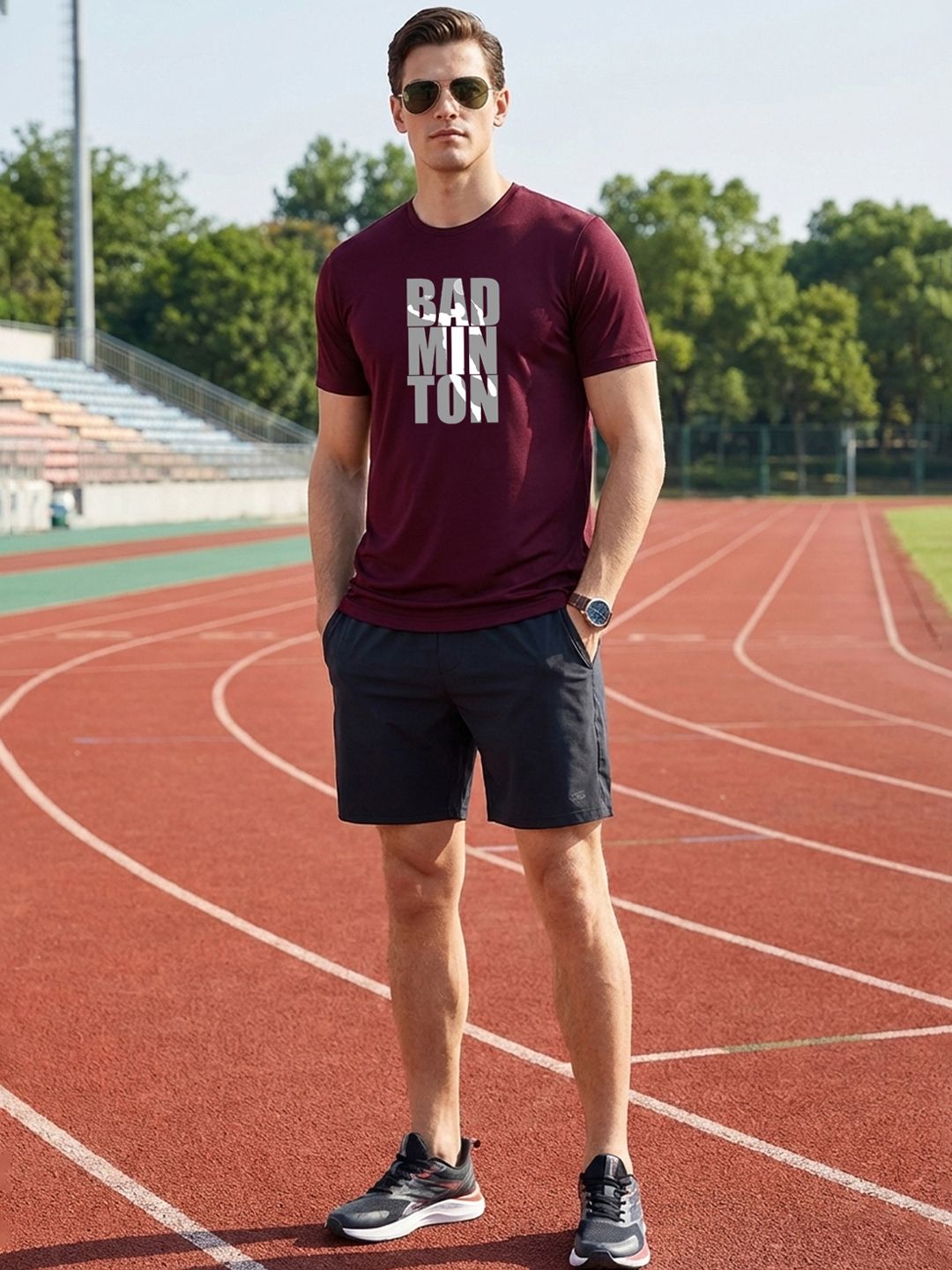 ADRO Men Typography Printed T-shirt