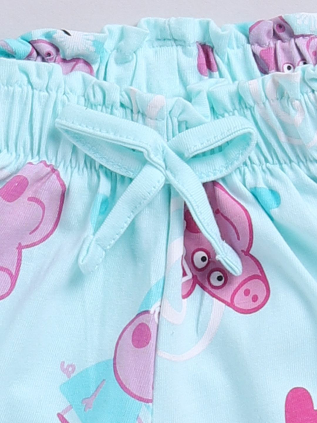 Happy Faces Girls Peppa Pig Printed Pure Cotton Shorts