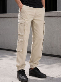 Eszett Men Mid-Rise Relaxed Fit Cargos