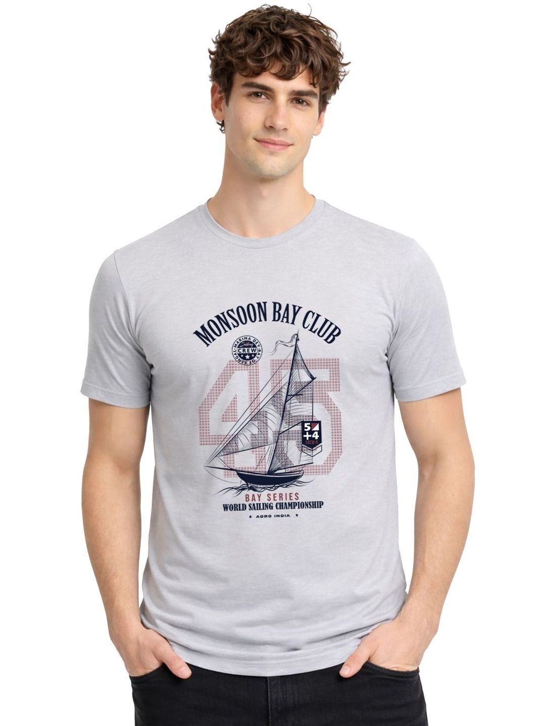 ADRO Men Printed T-shirt