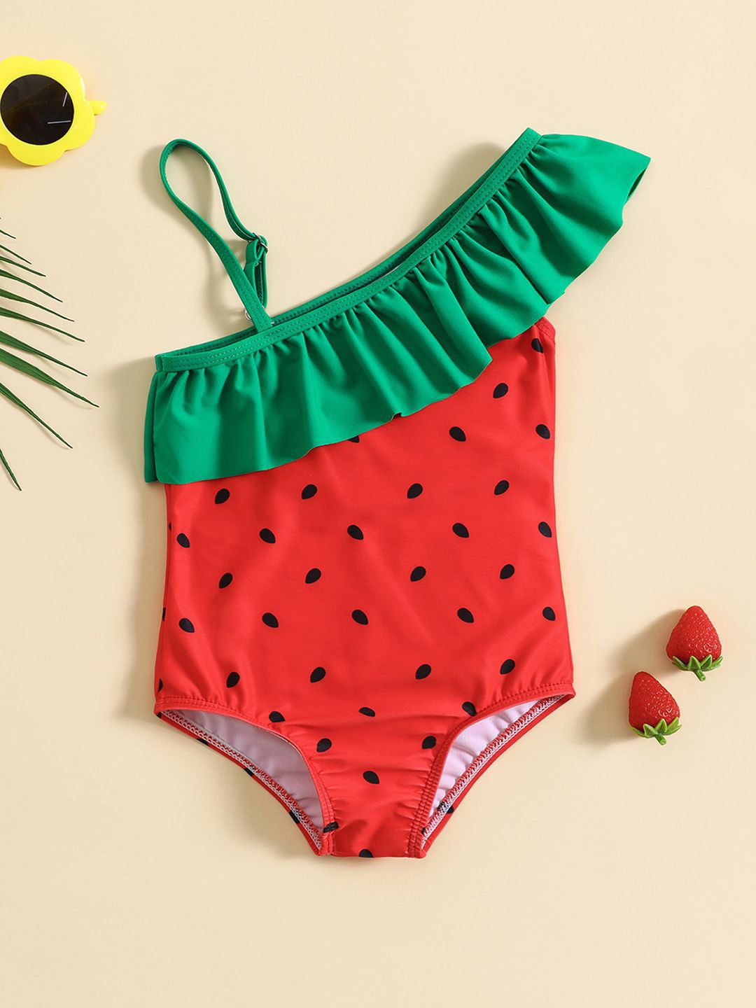YK Infant Girls Printed Sleeveless Bodysuit
