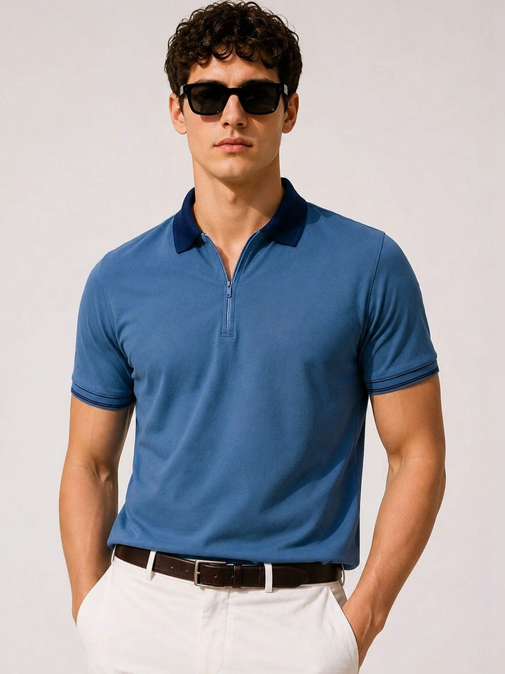 Baju-T Kolar Polo ADRO Lelaki