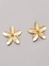 Anouk Gold-Plated Floral Shaped Studs