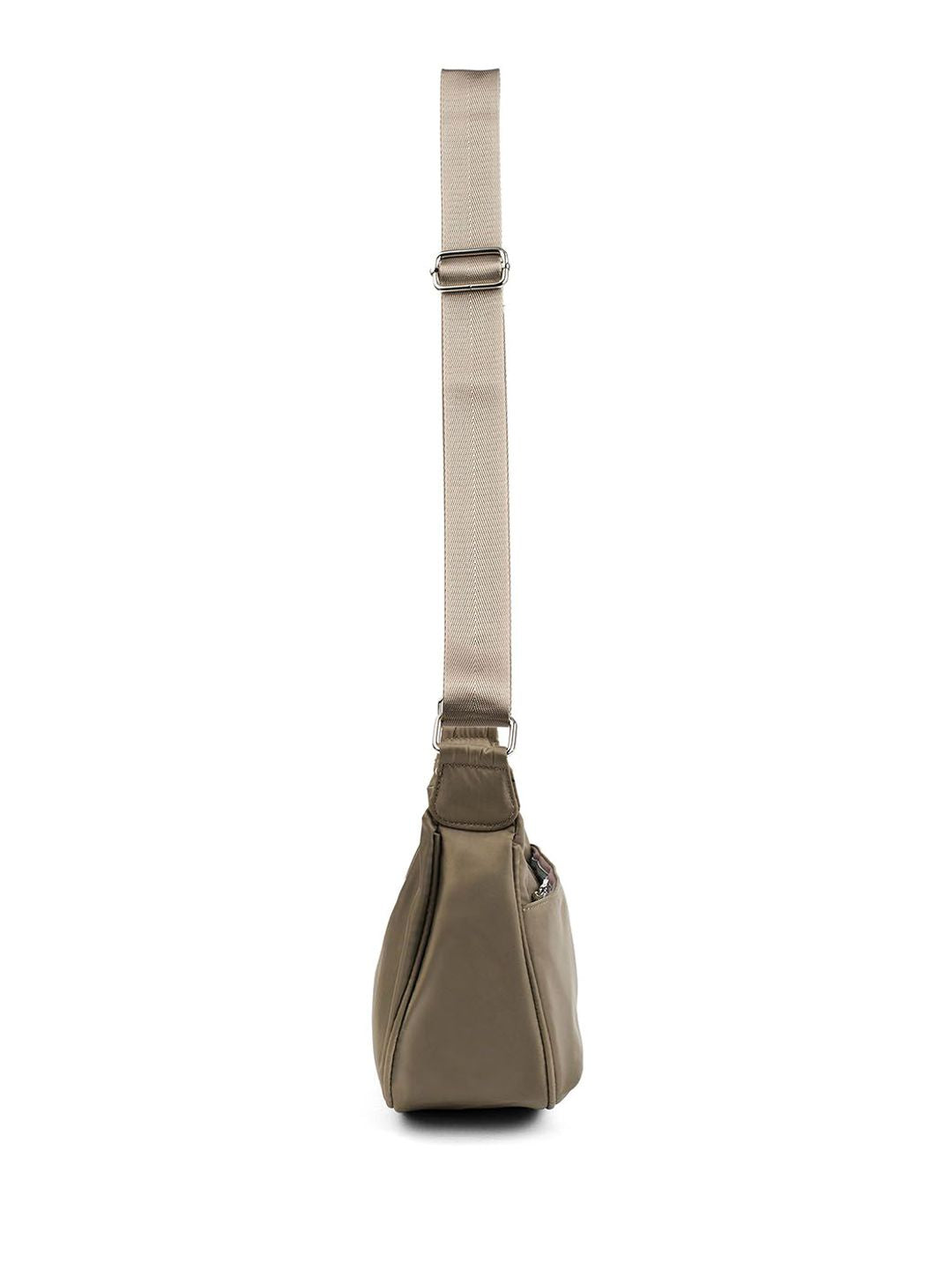 Lino Perros Unisex Solid Structured Sling Bag With Pouch