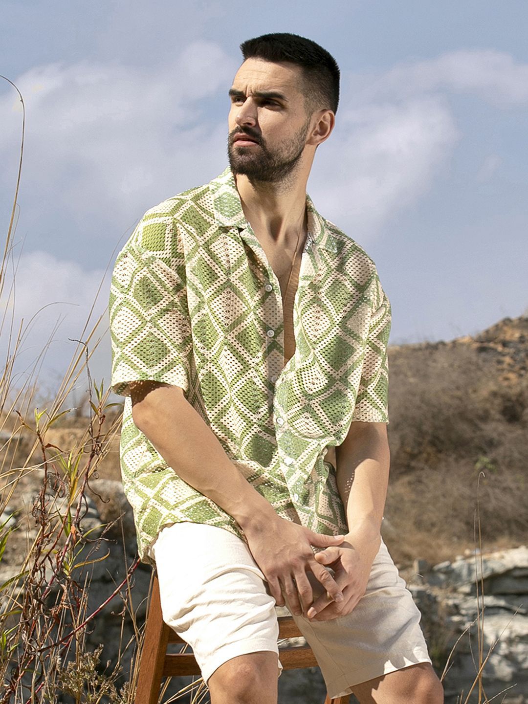 Campus Sutra Men Comfort Printed Casual Shirt