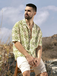 Campus Sutra Men Comfort Printed Casual Shirt