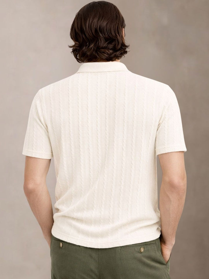 ADRO Men Polo Collar T-shirt