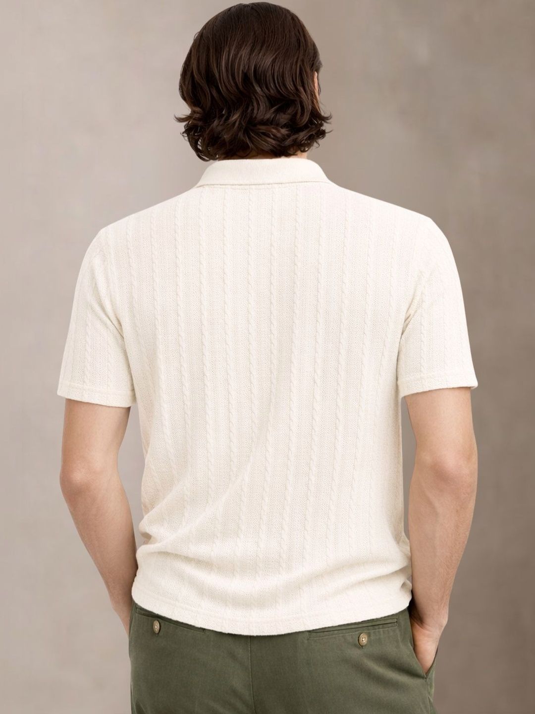 ADRO Men Polo Collar T-shirt