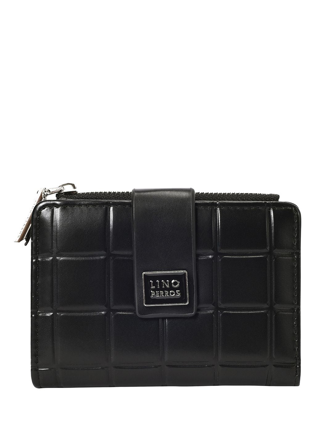 Lino Perros Women Geometric Textured Two Fold Wallet