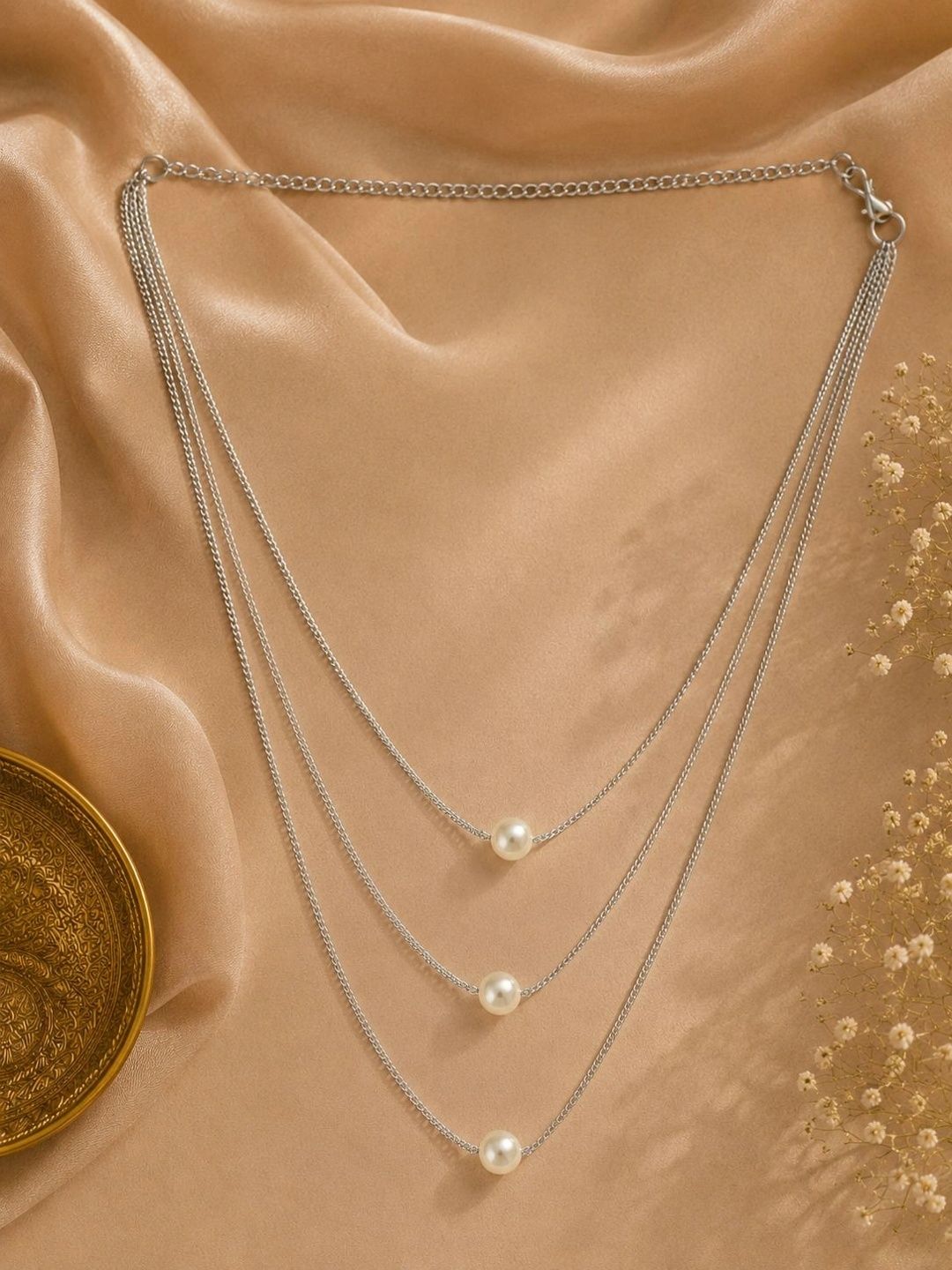 VOGUE PANASH Kalung Berlapis Perak Tembaga