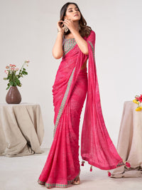 Saree mall Poly Georgette Sarees