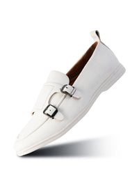 MONKSTORY Yacht Club Double Monk Slip-On - Putih