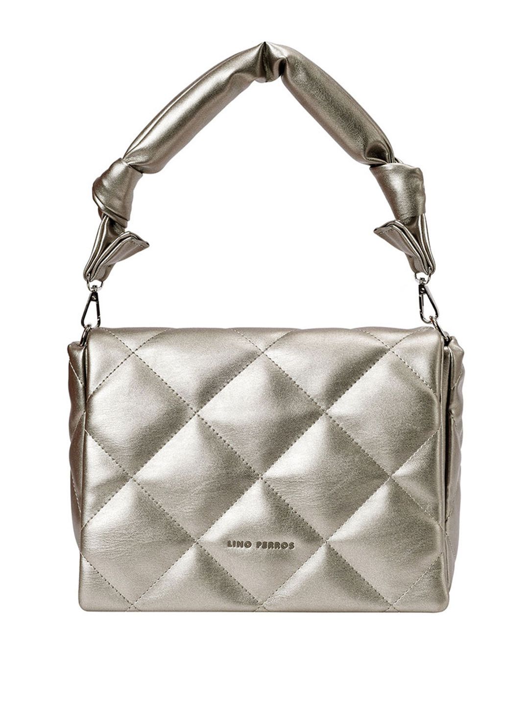 Lino Perros Quilted Structured Shoulder Bag