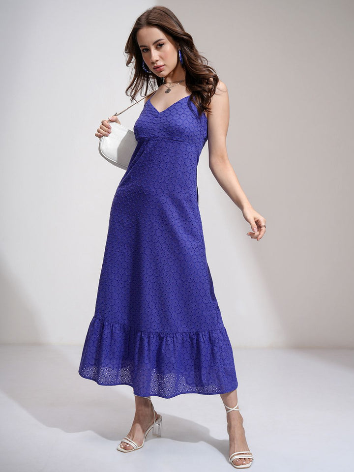 ESPYR By Tokyo Talkies Women Schifli Strappy Holiday Midi Dress