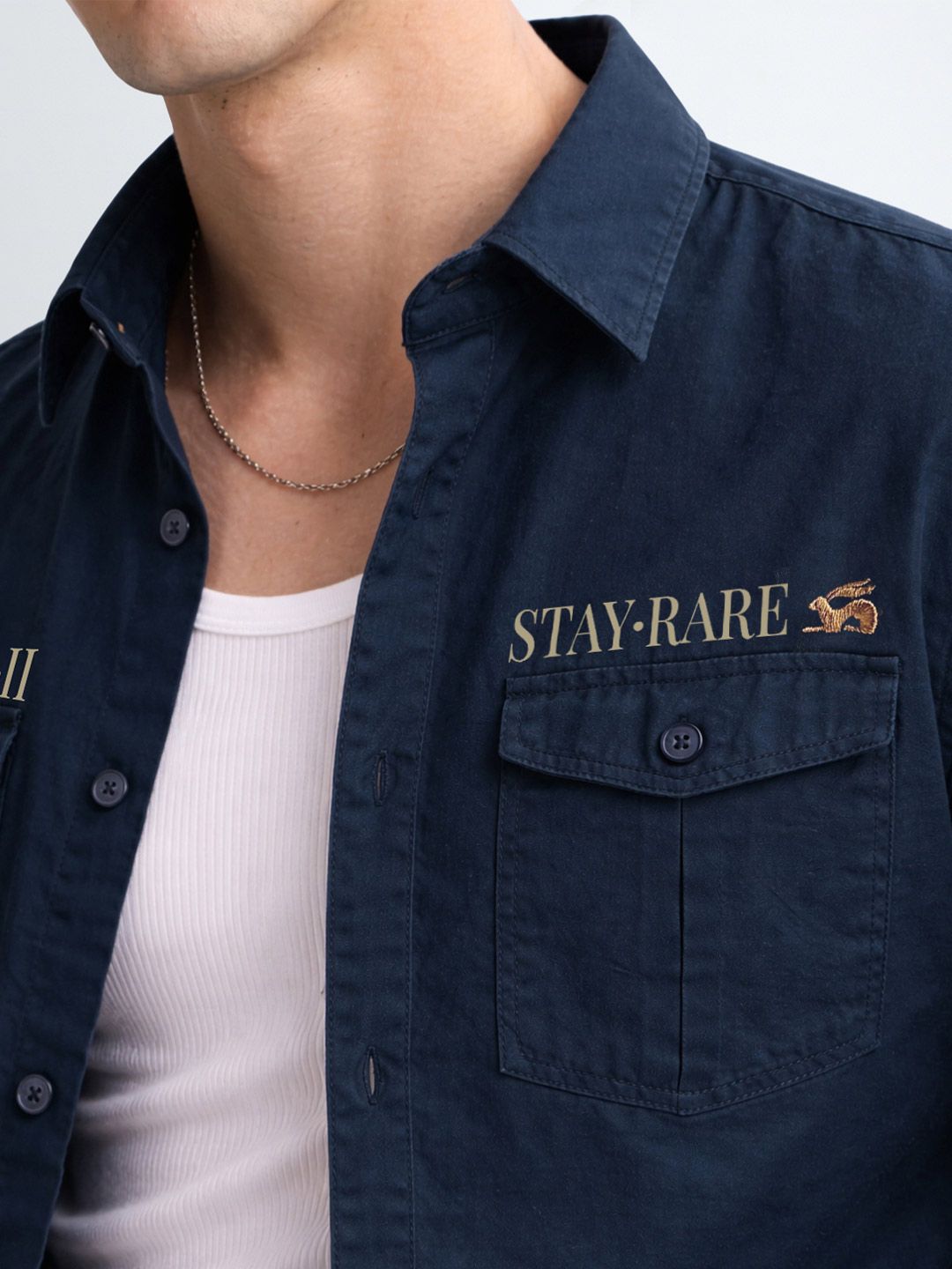 ADRO Men Standard Printed Cargo Cotton Shirts in Regular Fit