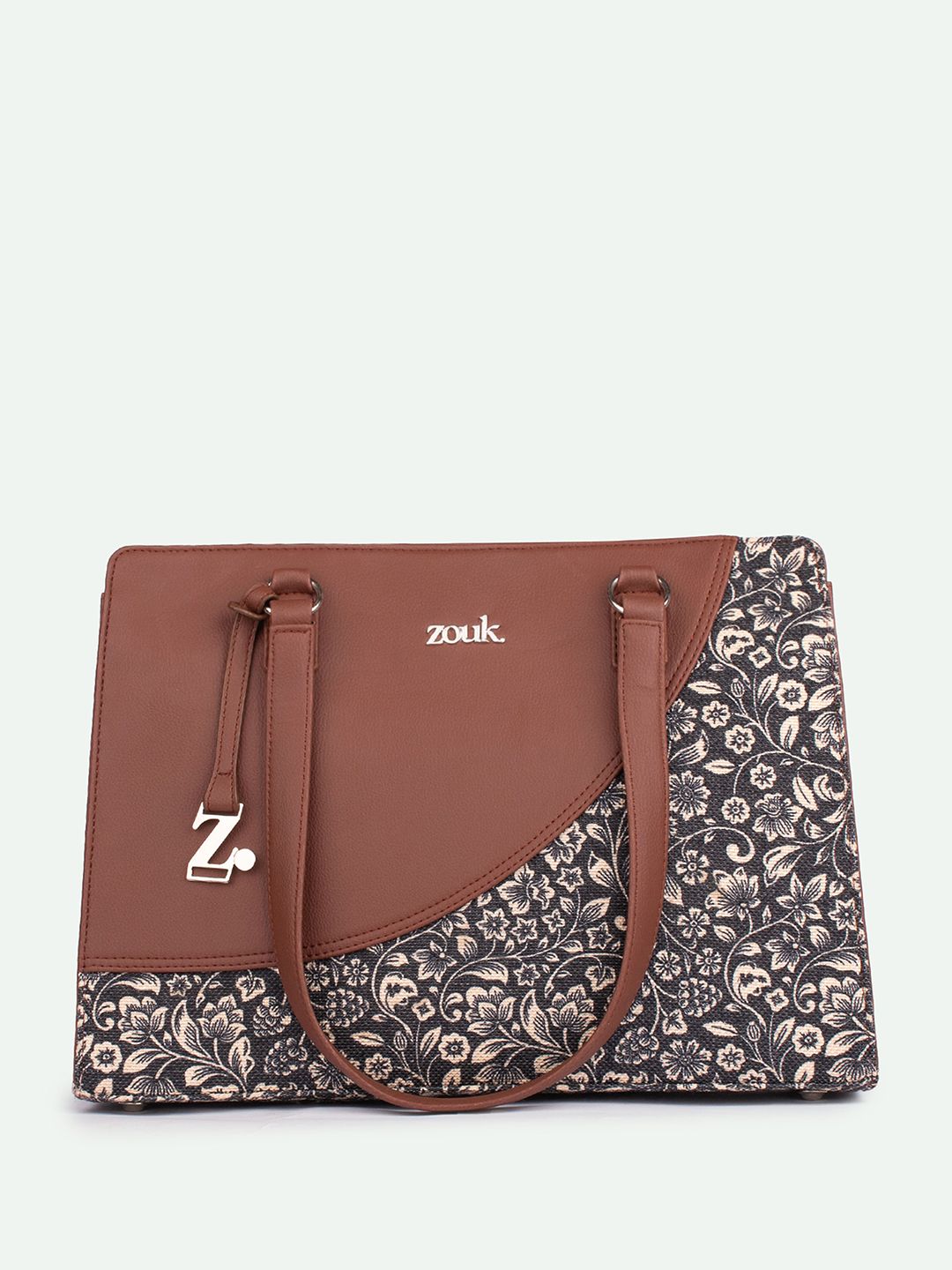 ZOUK Women Floral Printed Structured Shoulder Bag
