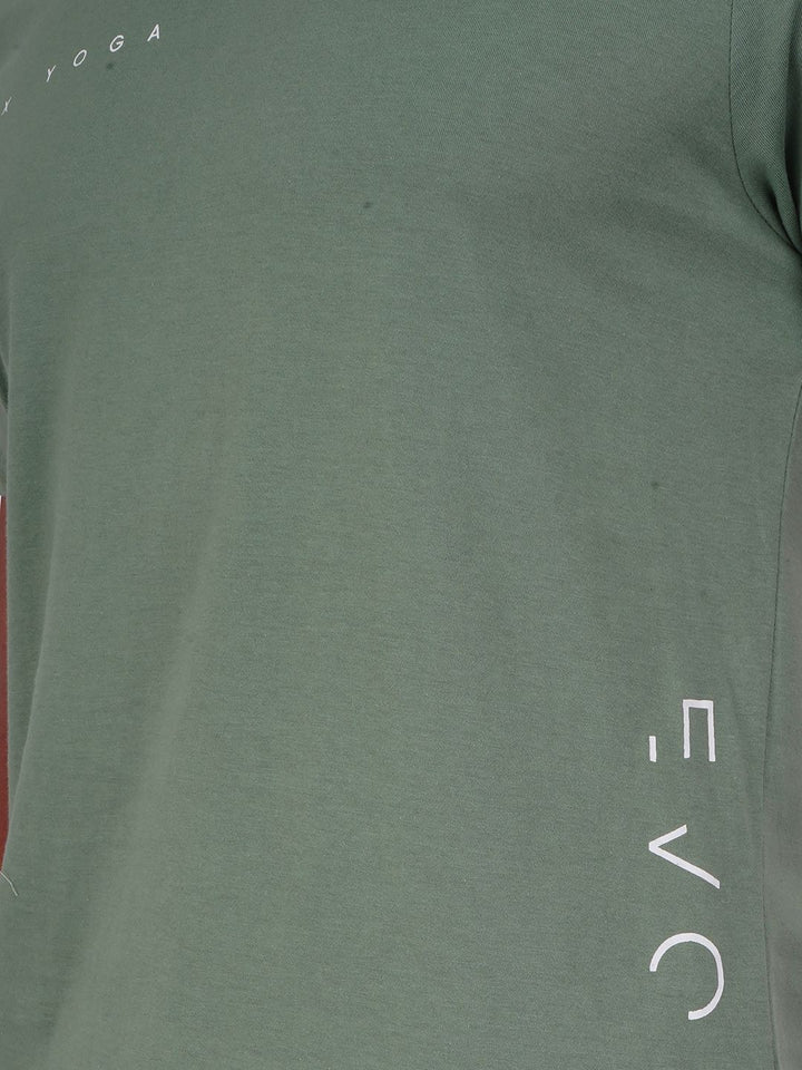 HRX by Hrithik Roshan Men Relaxed Fit Pure Cotton Yoga T-shirt