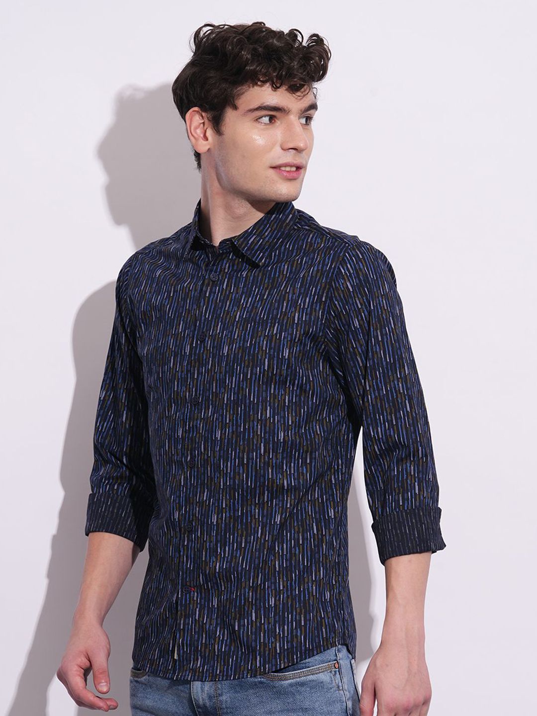 Being Human Men Classic Opaque Printed Casual Shirt