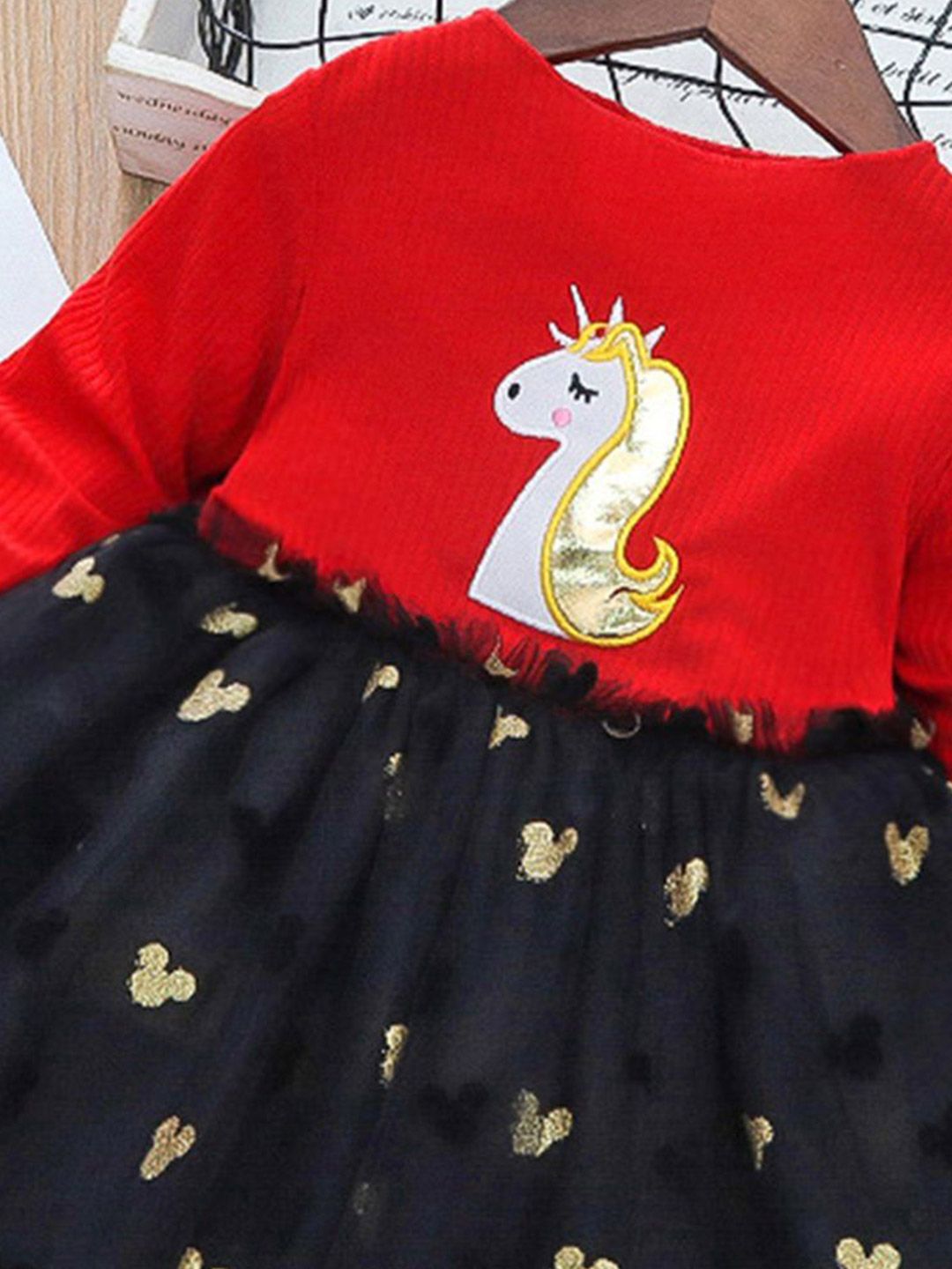YK Girls Fit & Flare Dress