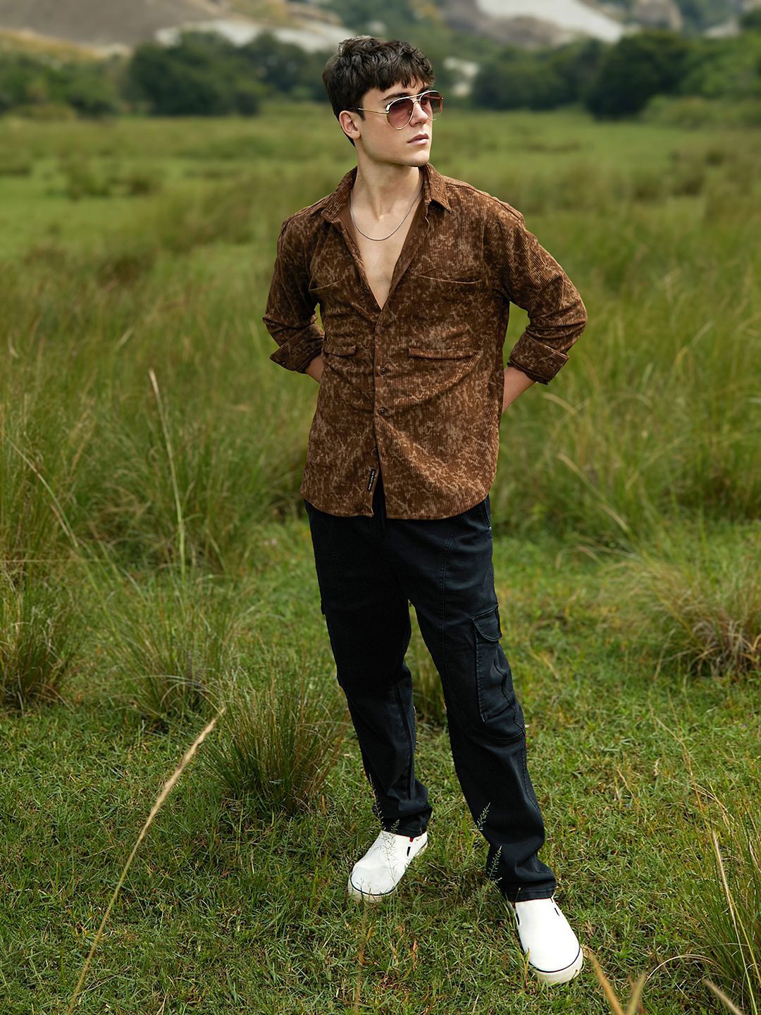 Campus Sutra Men Comfort Opaque Casual Shirt