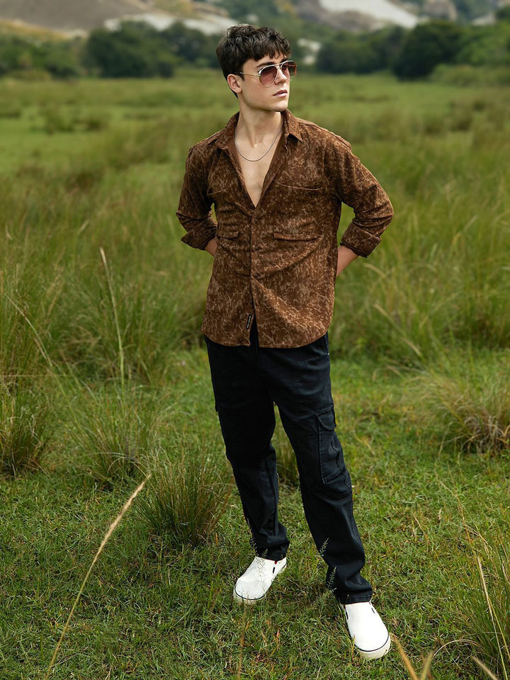 Campus Sutra Men Comfort Opaque Casual Shirt