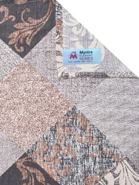 Myntra Elegant Homes Multicolor Geometric 300 TC King Double Bedsheet dengan 2 Sarung Bantal