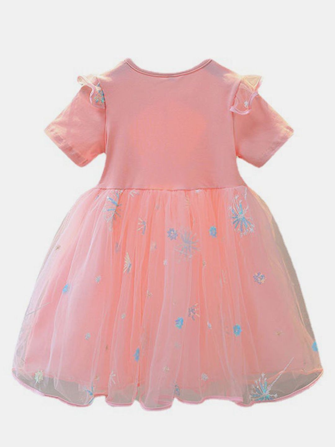 YK Embellished Fit & Flare Dress