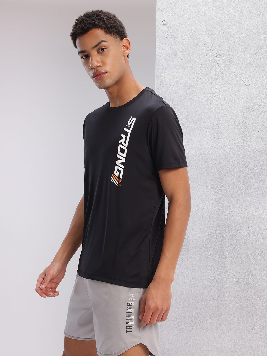 HRX by Hrithik Roshan Printed Rapid-Dry Training T-shirt