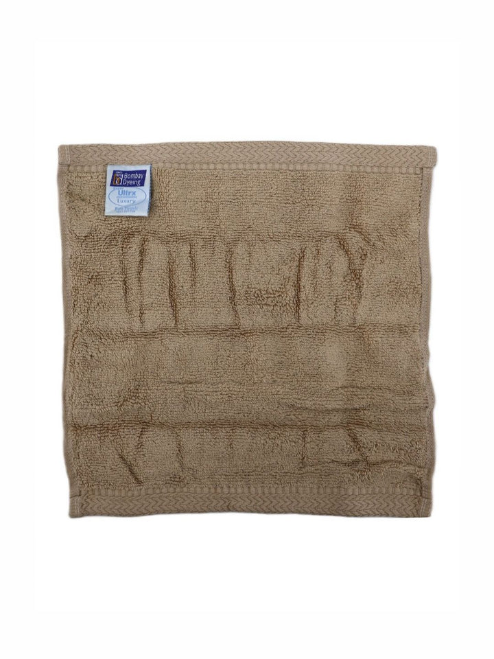 BOMBAY DYEING Coffee Brown 3 Pieces Cotton 650 GSM Face Towel
