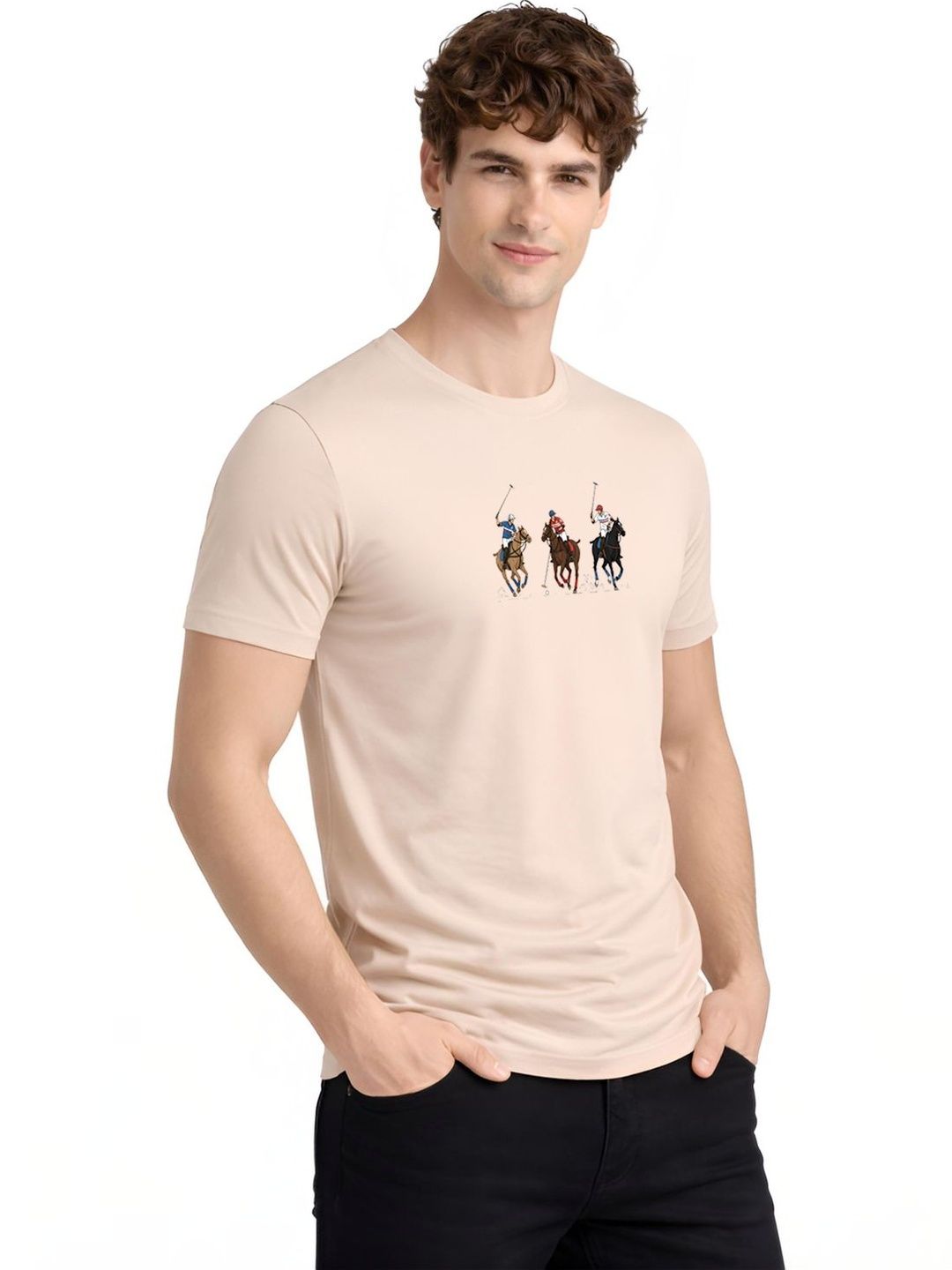 ADRO Men Printed T-shirt
