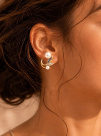 VOGUE PANASH Geometric Studs Earrings