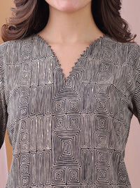 KALINI Women Printed Regular Pure Cotton Kurta with Trousers