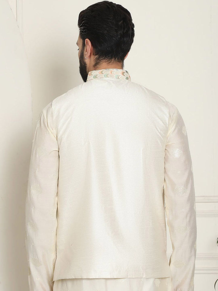 SOJANYA LUXE Jaket Nehru Kolar Mandarin Sulam Lelaki