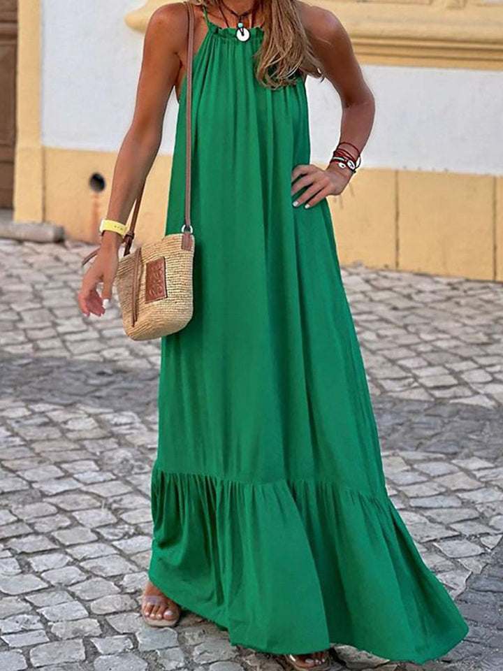 all about you Round Neck Maxi Dress