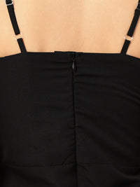 DressBerry Sassy Straps Front Bow A-Line Dress