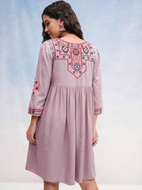Vishudh Women's A-Line Mini Dress