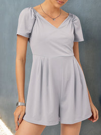 DressBerry V-Neck Basic Playsuit