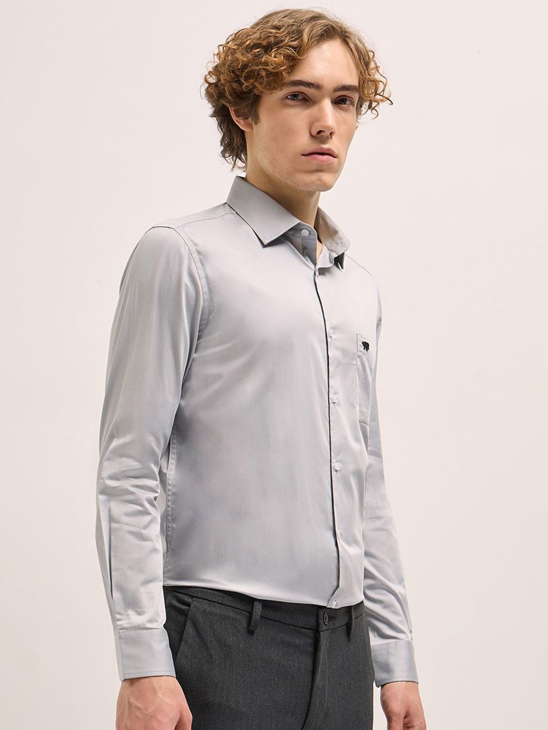 THE BEAR HOUSE Men Tailored Fit Formal Shirt