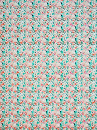 BOMBAY DYEING Dream Lover Green Floral Cotton 104 TC Queen Bedsheet Set 2.54 m x 2.24 m
