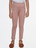 AND Girls Pink Skinny Fit Trouser