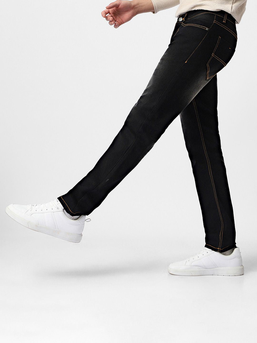 Urbano Fashion Men Regular Fit Washed Stretchable Jeans