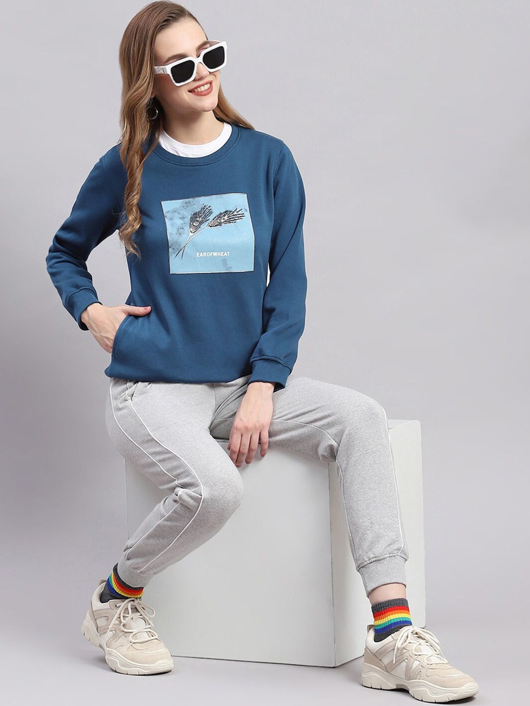 Monte Carlo Graphic Printed Sweatshirt