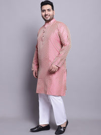 SOJANYA PLUS Ethnic Motifs Woven Design Kurta With Pyjamas & Nehru Jacket