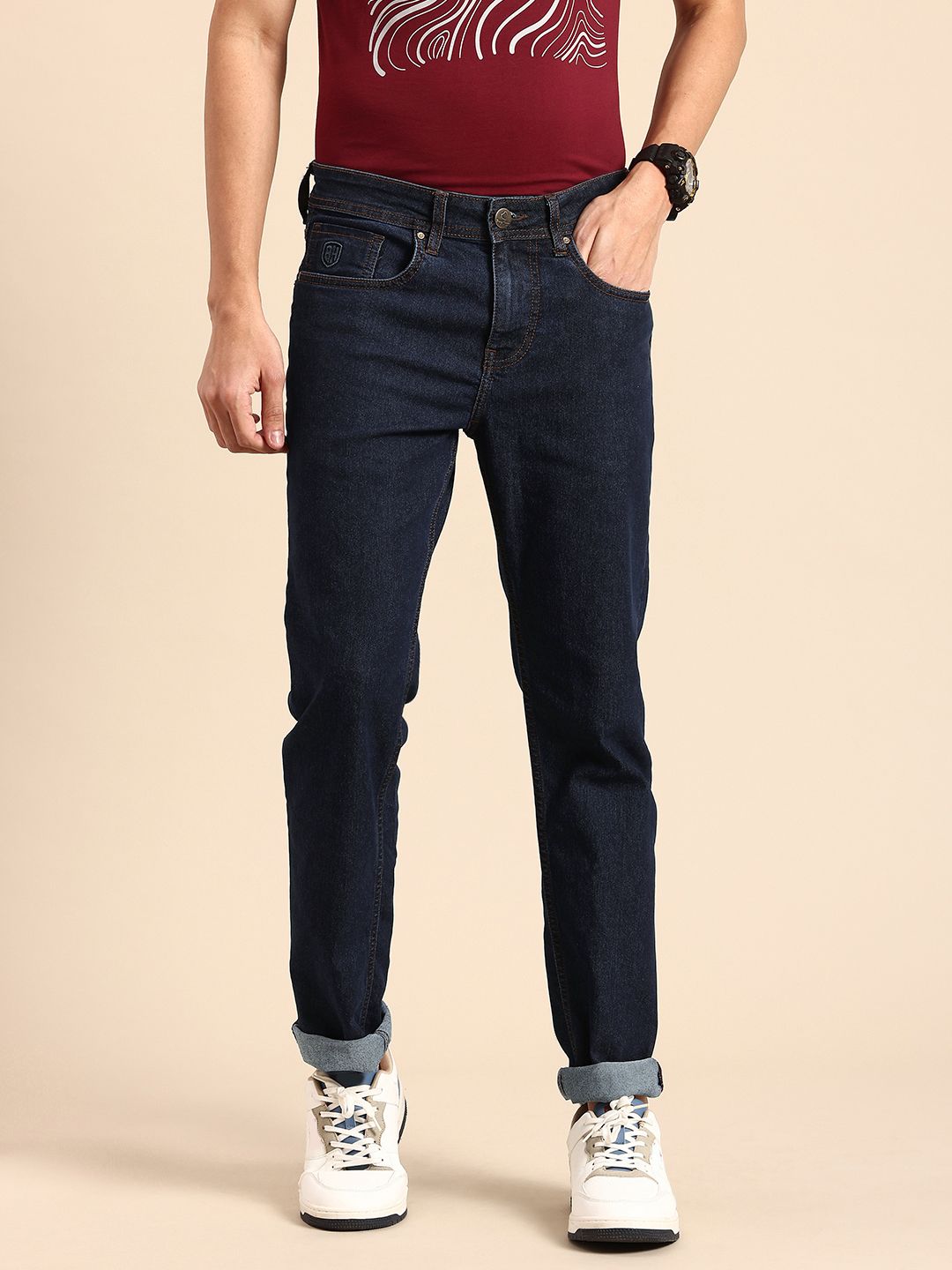 Being Human Men Straight Fit Jeans