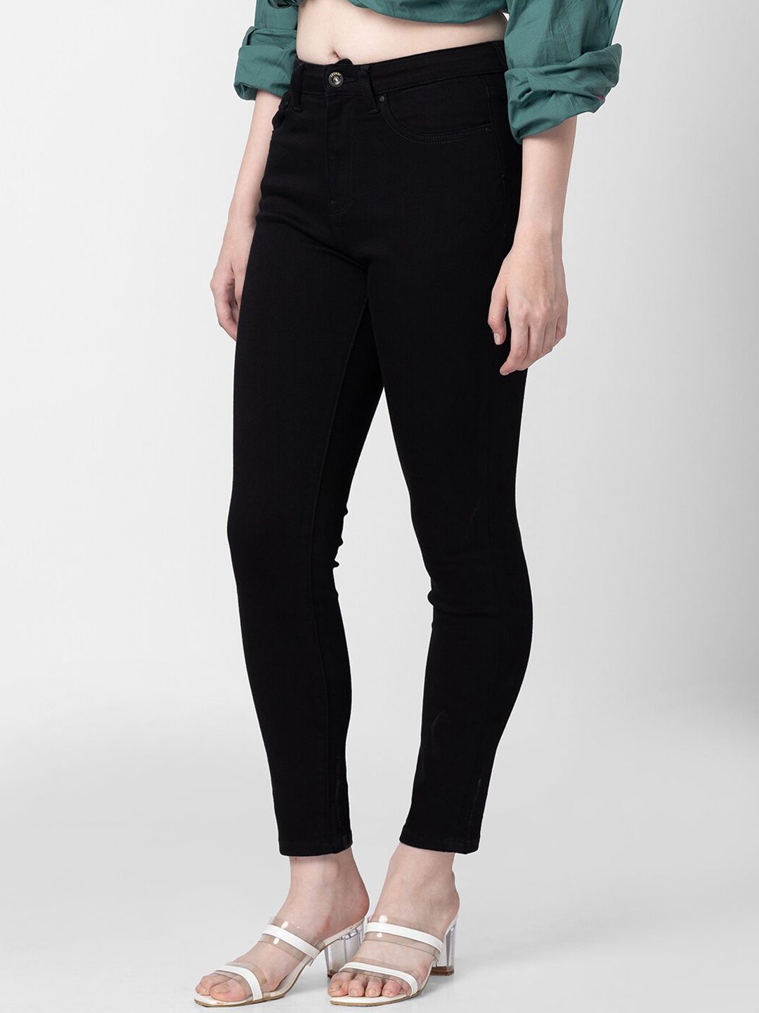 SPYKAR Women Skinny Fit High-Rise Cotton Jeans
