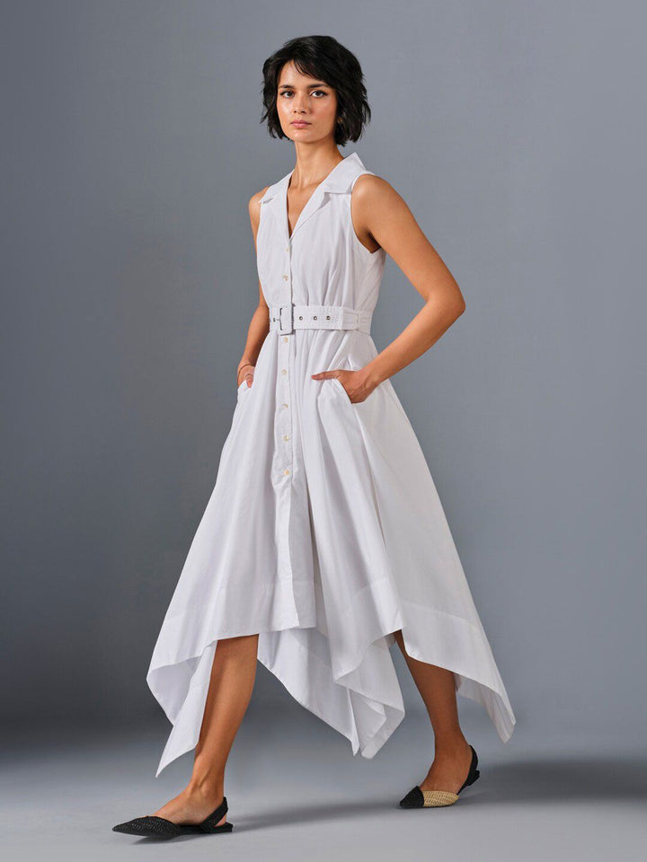 AND Sleeveless Fit & Flare Midi Dress